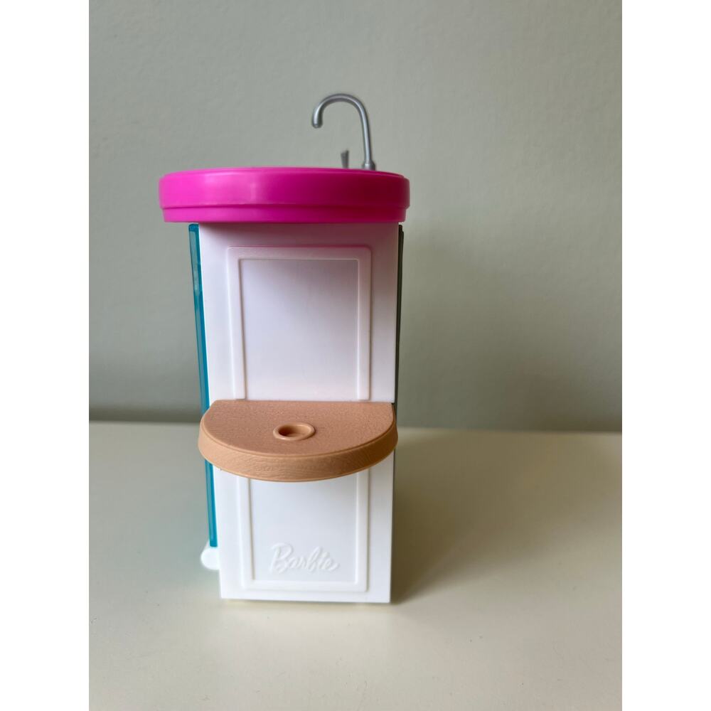 Barbie Doll House Kitchen Replacement Lot Sink Dishwasher Counter Mattel 2018 - Picture 7 of 9